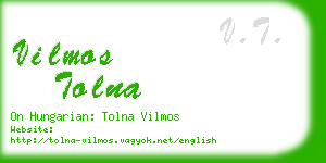 vilmos tolna business card